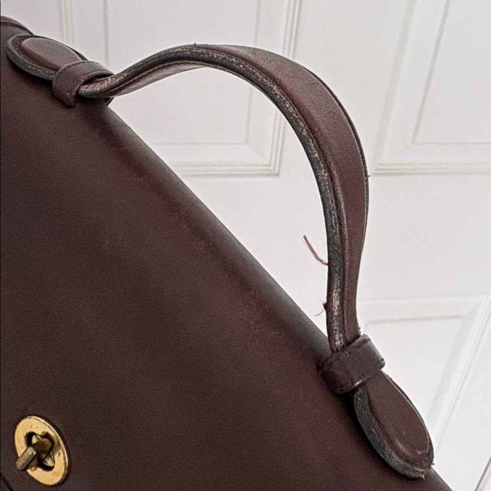 Vintage Coach Court Brown Satchel Bag 9870 - Picture 2 of 15
